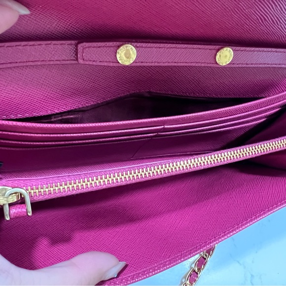 Prada wallet on chain rose / pink /authentic 100% - Picture 4 of 12